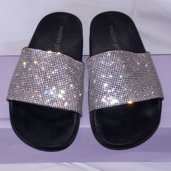 Madden Girl Fancy Slide Sandals - Picture 1 of 10
